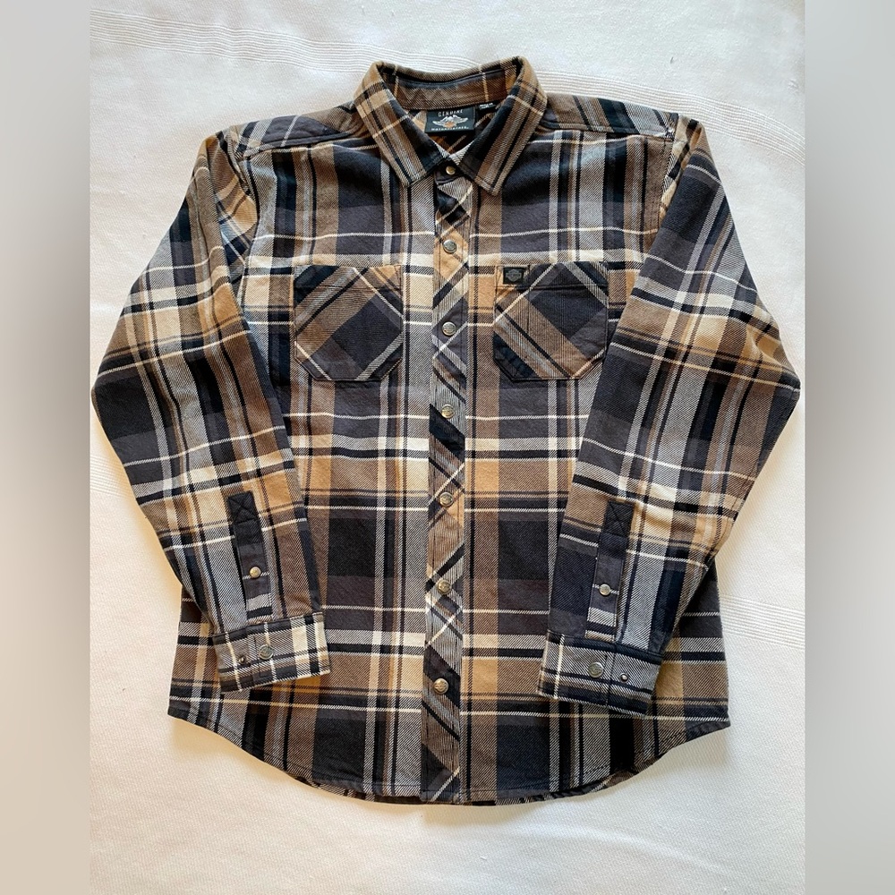 Harley Davidson Heavy Twill Flannel Shirt. Men’s Medium